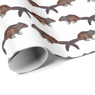 Presente Papel de enrolamento Chipmunk Frenzy