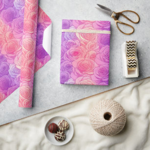Presente Papel de enrolamento Classy Rosa Greenery