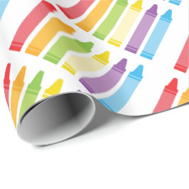 Presente Papel de enrolamento Crayon