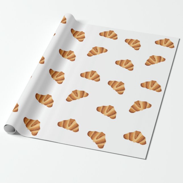 Presente Papel de enrolamento croissant | Papel de enrolame (Desenrolado)