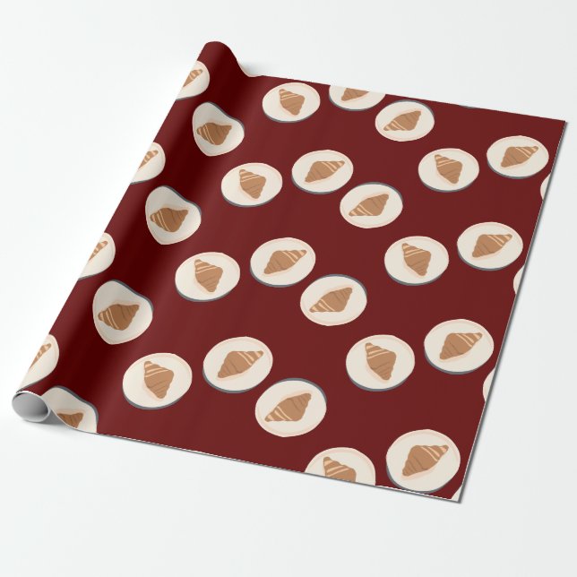 Presente Papel de enrolamento croissant Trabalho de arte Ar (Desenrolado)