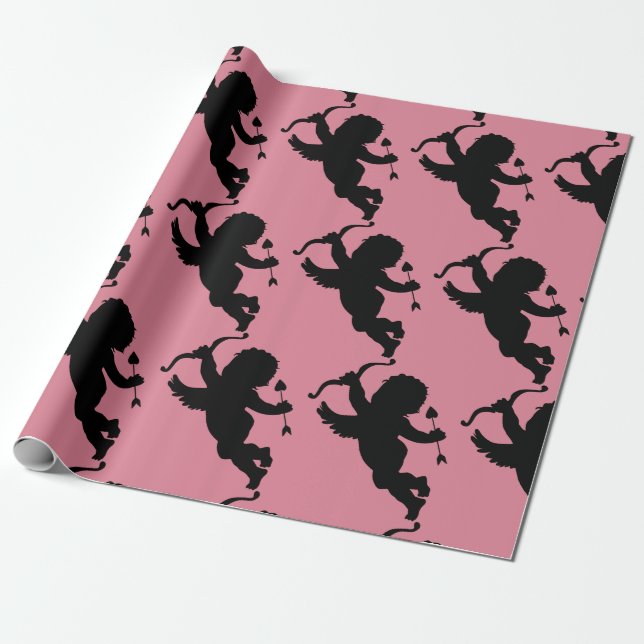 Presente Papel de enrolamento CUPID PINK (Desenrolado)