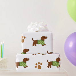 Presente Papel De Enrolamento Cute Dachshund
