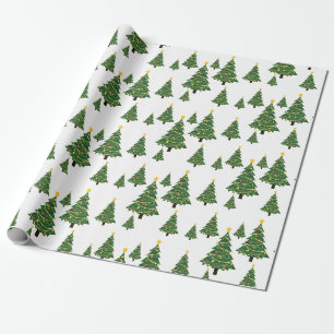 Presente Papel de enrolamento da árvore de Natal