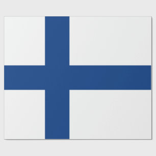 Presente Papel de enrolamento da bandeira finlandesa (Finlâ