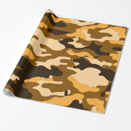 Presente Papel de enrolamento da Camuflagem Tan e Brown Cam