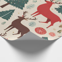 papel de enrolamento da decoração de natal