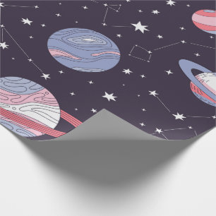 Presente Papel de enrolamento da Galáxia de Pastel