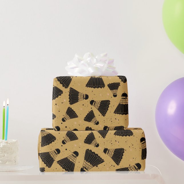 Presente Papel de enrolamento da mostarda de choque espacia (Presentes para festas)