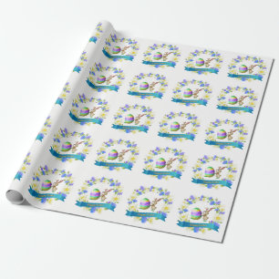 Presente Papel de enrolamento da páscoa