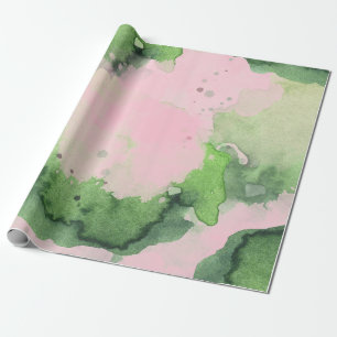 Presente Papel de enrolamento da sorção verde-rosa AKA