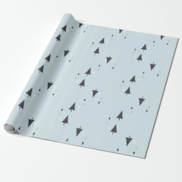 Presente Papel de enrolamento das árvores de inverno