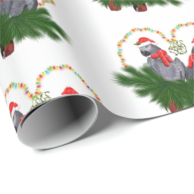 Presente Papel de enrolamento das bolas de penas festivas ( (Ponta do rolo)