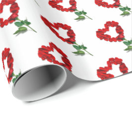 Presente Papel de enrolamento das dia de os namorados de Ro