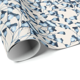 Presente Papel de enrolamento das flores dos sinos