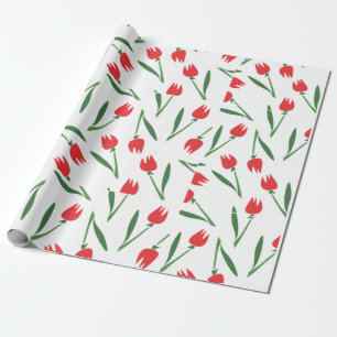 Presente Papel de enrolamento das tulipas