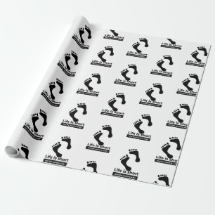 Presente Papel de enrolamento de 30 polegadas x 15 pés, enr