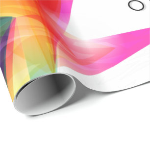 Presente Papel de enrolamento de abstrato Art 7