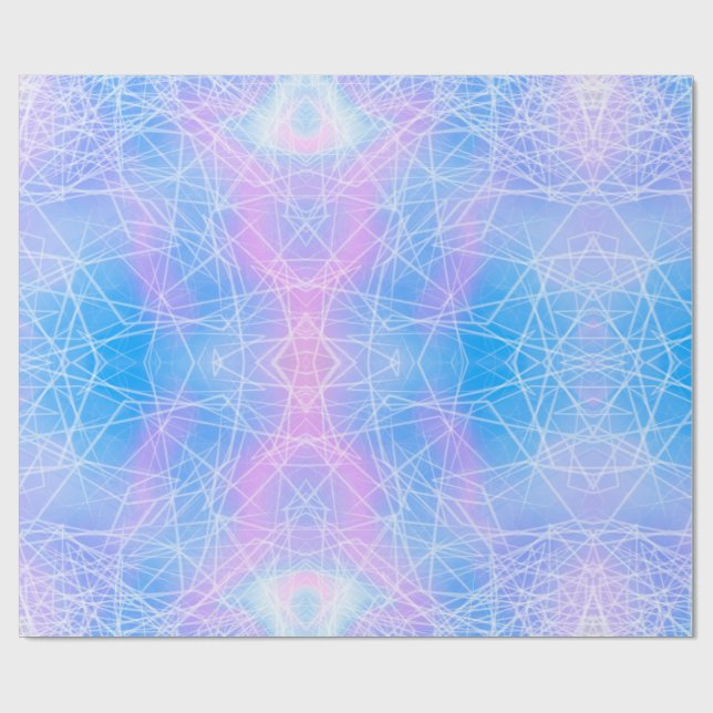 Presente Papel de enrolamento de Abstrato de padrão único (Aberto)