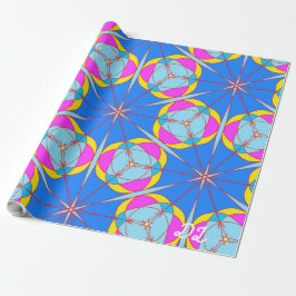 Presente Papel de enrolamento de Abstrato de padrão único