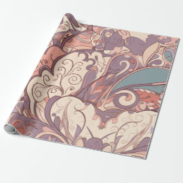 Presente Papel de enrolamento de Abstrato de Pastel