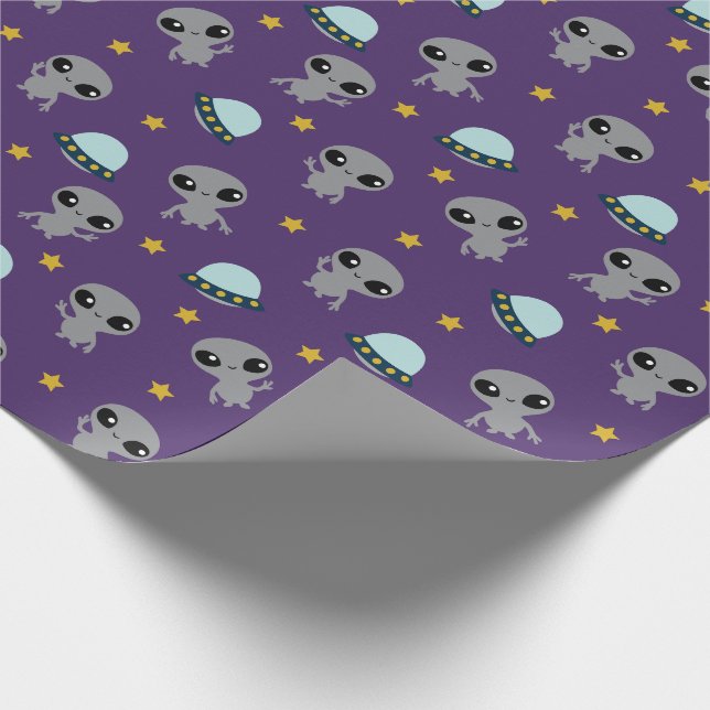 Presente Papel de enrolamento de aliens (Ponta)