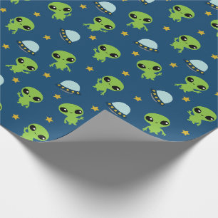 Presente Papel de enrolamento de aliens