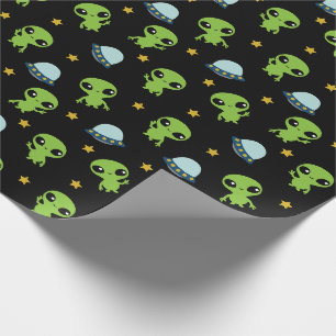 Presente Papel de enrolamento de aliens