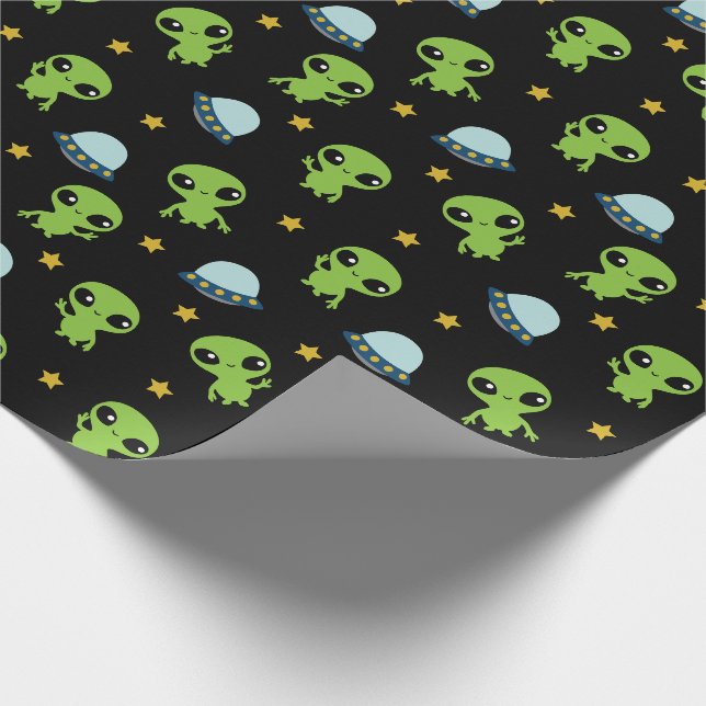 Presente Papel de enrolamento de aliens (Ponta)