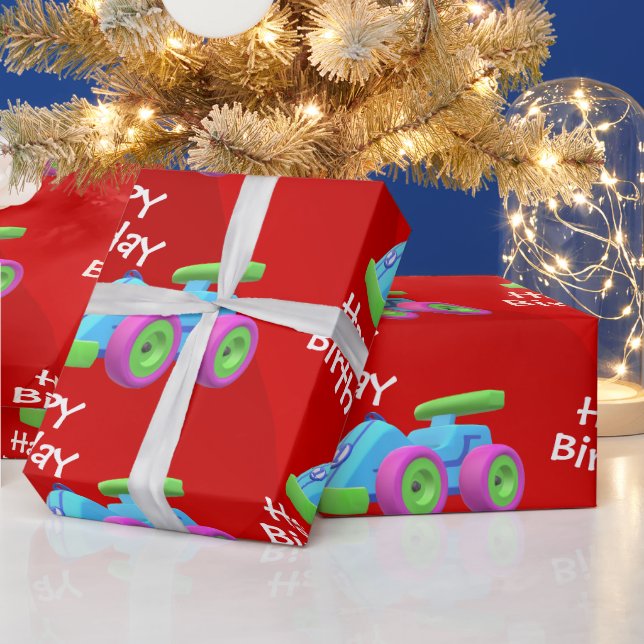 Presente Papel de enrolamento de aniversário do veículo (Feriados)