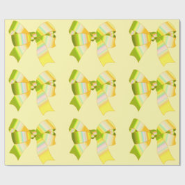 Presente Papel de enrolamento de Arcos amarelos