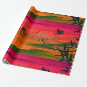 Presente Papel de enrolamento de ARTE PAISAGEM JAPONÊS