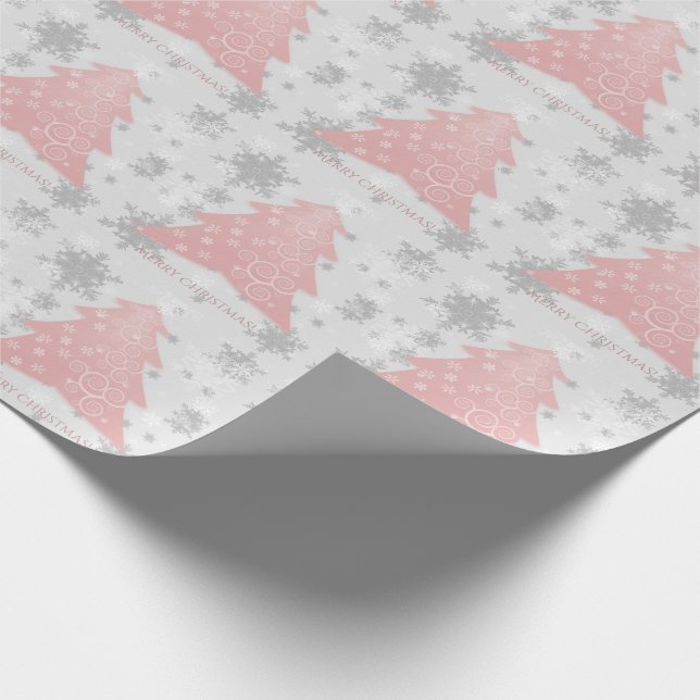 Presente Papel de enrolamento de árvores de Natal Festivas, (Ponta)