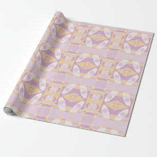 Presente Papel de enrolamento de bege de surfe em abstrato