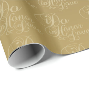 Presente Papel de enrolamento de bolhas de champanhe