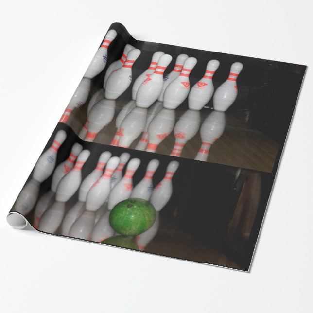 Presente Papel de enrolamento de boliches (Desenrolado)
