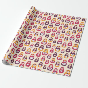 Presente Papel de enrolamento de bonecas