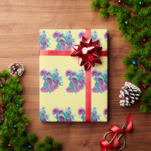 Papel de enrolamento de buquês de flores