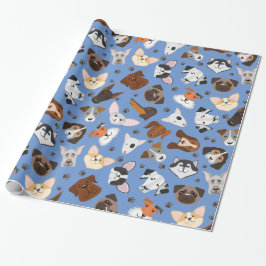 Presente Papel de enrolamento de cães