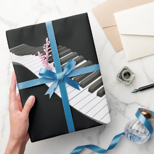 Presente Papel de enrolamento de chaves de piano