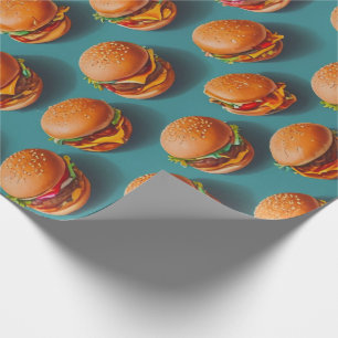 Presente Papel de enrolamento de cheeseburger