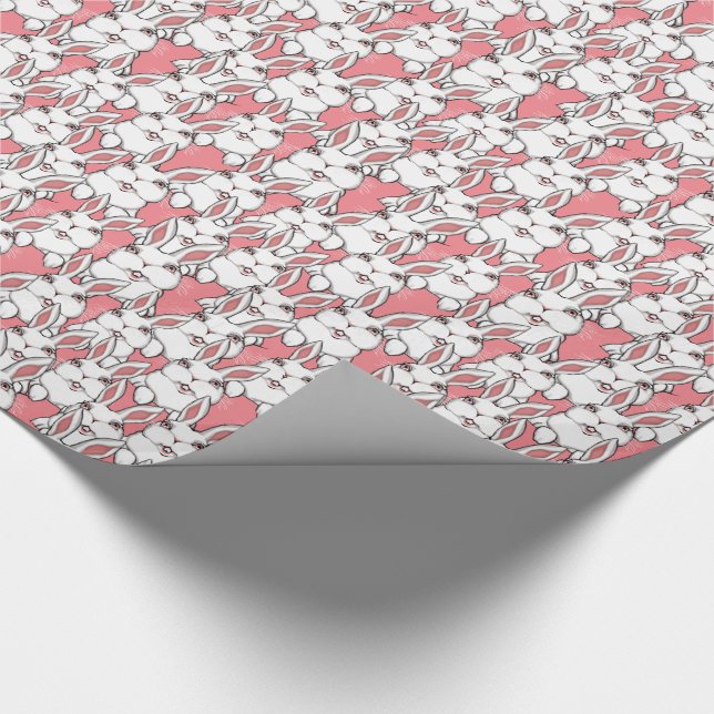 Presente Papel de Enrolamento de Coelhinhos de Páscoa - Pap (Ponta)