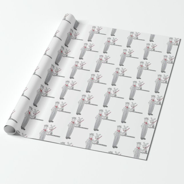 Presente Papel De Enrolamento De Condutores De Passagem Fer (Desenrolado)