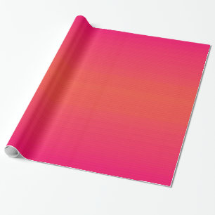 Presente Papel de enrolamento de cor laranja magenta