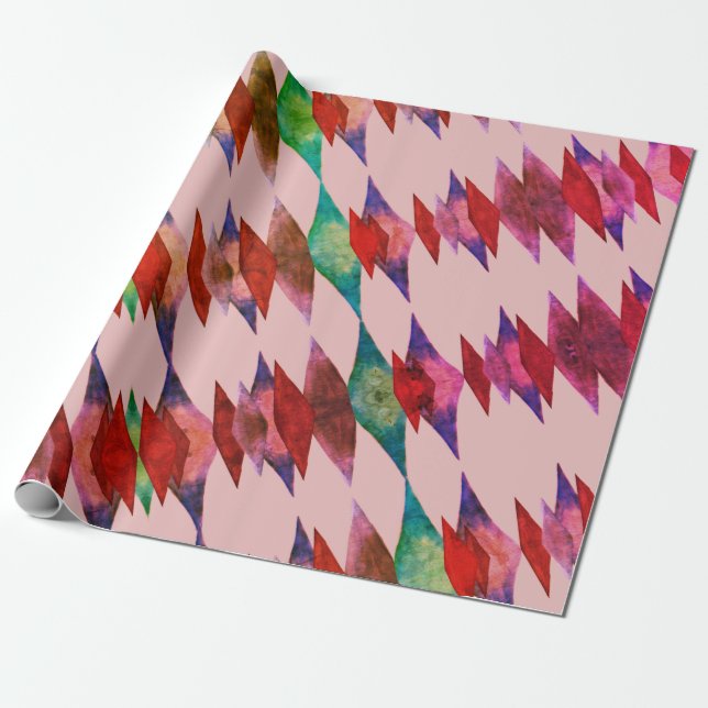 Presente Papel de enrolamento de cristais (Desenrolado)