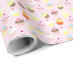 Presente Papel de enrolamento de cupcake