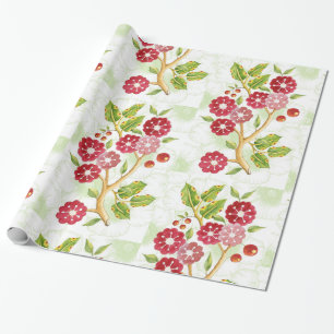Presente Papel de enrolamento de Design Cherry Blosson