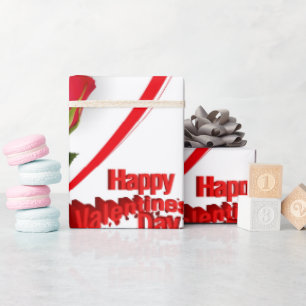 Presente Papel de enrolamento de dias de os namorados Seja 