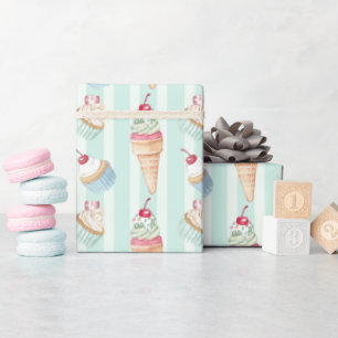 Presente Papel de enrolamento de doces ameaças