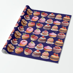 Presente Papel de enrolamento de doces ameaças